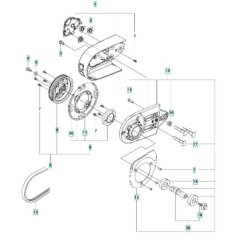 Belt Guard & Pulley Assembly