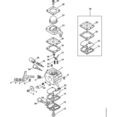 Carburetor for Stihl KA85R