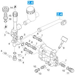 Valve Assembly for Karcher HD 10-23-4 S Pressure Washer