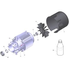 Motor Assembly for Karcher HD 7-14-4 M Pressure Washer
