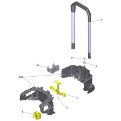 Handle Assembly for Karcher HD 7-14-4 M Pressure Washer