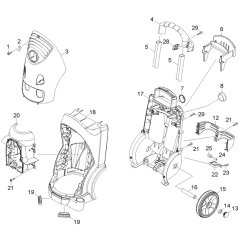 Housing Assembly for Karcher HD 7-18-4 M Classic Pressure Washer