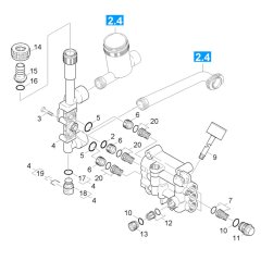 Valve Assembly for Karcher HD 13-18-4 SX Pressure Washer