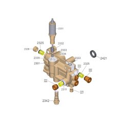 Cylinder Head Assembly for Karcher HD 13-18-4 S Pressure Washer