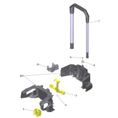 Handle Assembly for Karcher HD 6/11-4 M Pressure Washer