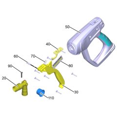 Trigger Handle Assembly for Karcher HD 7-20 G Classic Pressure Washer