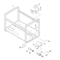 Frame Assembly for Karcher HDS 1000 DE Pressure Washer