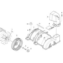 Blower Assembly for Karcher HDS 5-11 U Pressure Washer