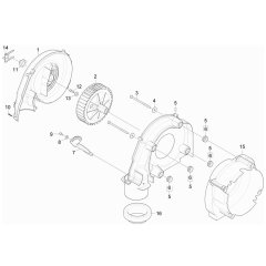 Blower Assembly for Karcher HDS 6-14 C Pressure Washer