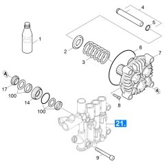 Piston Assembly for Karcher HDS 6-10-4 C Pressure Washer