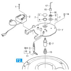 Burner Cover Assembly for Karcher HDS 6-10-4 C Pressure Washer