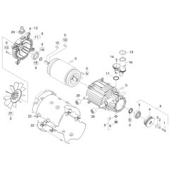 Motor Assembly for Karcher HDS 6-10 C Pressure Washer