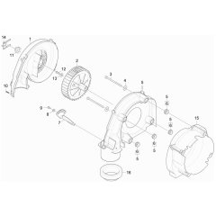 Blower Assembly for Karcher HDS 6-12 C Pressure Washer