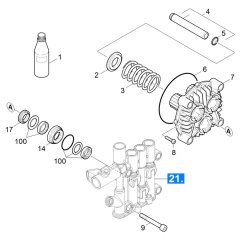 Piston Assembly for Karcher HDS 6-14-4 CX Pressure Washer