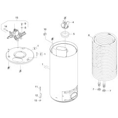 Heater Coil Assembly for Karcher HDS 7-12-4 M Pressure Washer