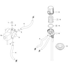 Filter Assembly for Karcher HDS 7-12-4 M Pressure Washer