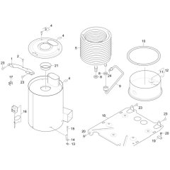 Heating Coil Assembly for Karcher HDS 5-11 UX Pressure Washer