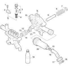 Piston Assembly for Karcher HDS 801 B Pressure Washer