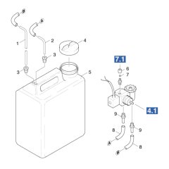 Fuel Tank Assembly for Karcher HDS 801 B Pressure Washer