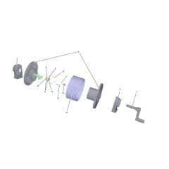 Hose Reel Assembly for Karcher K 3 Deluxe Premium Pressure Washer