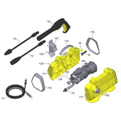 Housing Assembly for Karcher K 3 Horizontal Pressure Washer