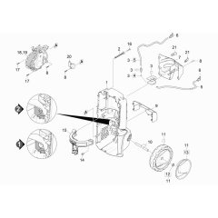 Rear Housing Assembly for Karcher K 6 Premium Pressure Washer
