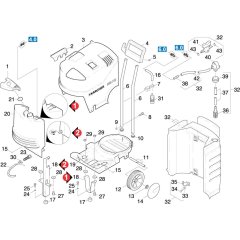 Cover Assembly for Karcher K 855 HSL Plus Pressure Washer