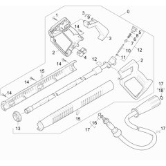 Hand Trigger Gun Assembly -1 for Karcher K 855 HSL Plus Pressure Washer