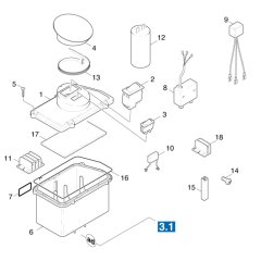 Electric Control Box Assembly for Karcher K 855 HS Pressure Washer