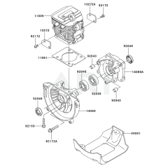 Cylinder / Crankcase for KCS600A