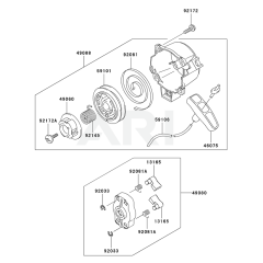 Starter for Kawasaki KGT27A