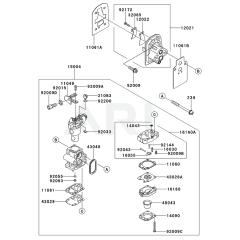 Carburettor for Kawasaki KGT27C