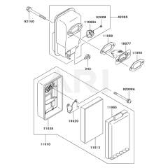 Air Filter/Muffler for KRB400B