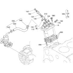 Injection Pump Assembly for Kubota D1005-E4B Engine