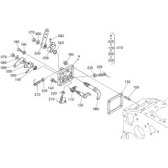 Speed Control Plate Assembly for Kubota D1005-E4B Engine