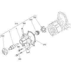 Water Pump Assembly for Kubota D1005-E4B Engine