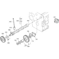 Camshaft Assembly for Kubota D1005-E4B Engine