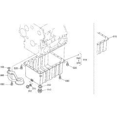Oil Pan Assembly for Kubota D1105-BG2 Engine
