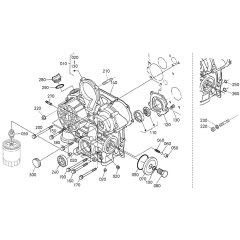 Gear Case Assembly for Kubota D1105-BG2 Engine