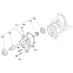 Water Pump Assembly for Kubota D1105-E2B Engine