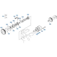 Fuel Camshaft Assembly for Kubota D1503-M-E2B Engine