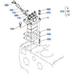 Injection Pump Assembly for Kubota D1503-M-E2B Engine