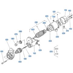 Starter Assembly for Kubota D1503-M-E2B Engine