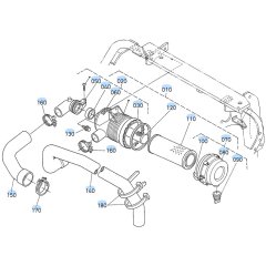 Air Cleaner Assembly for Kubota D1503-M-E2B Engine