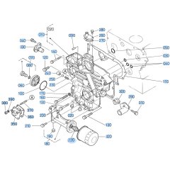 Gear Case Assembly for Kubota D1503-M-E2B Engine