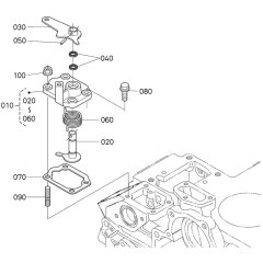 Engine Stop Lever Assembly for Kubota D1703-M-DI-E4B Engine