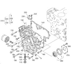 Gear Case Assembly for Kubota D1703-M-DI-E4B Engine