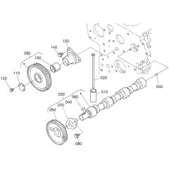Camshaft Assembly for Kubota D1703-M-DI-E4B Engine