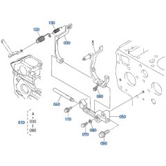Governor Assembly for Kubota D1703-M-E3B Engine