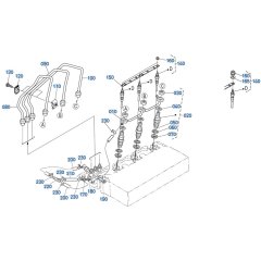 Nozzle Holder Assembly for Kubota D1703-M-E3B Engine
